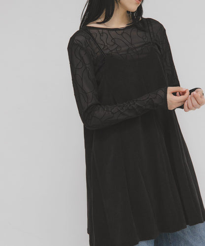 針織羅紋迷你吊帶連衣裙