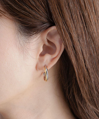 不鏽鋼雙色耳釘