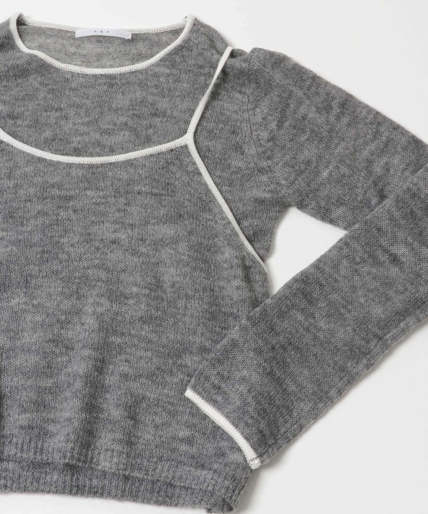 拼色吊帶疊穿針織衫