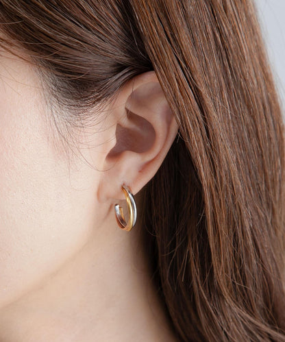 不鏽鋼雙色耳釘