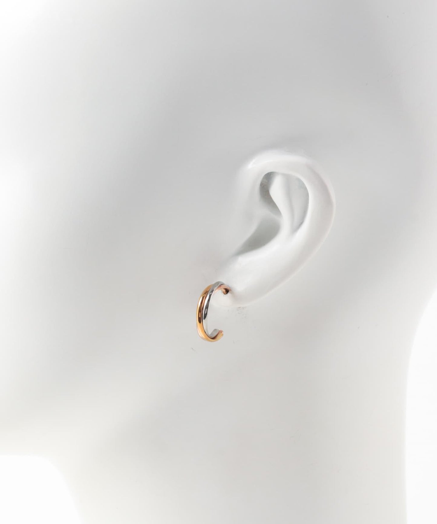 不鏽鋼雙色耳釘