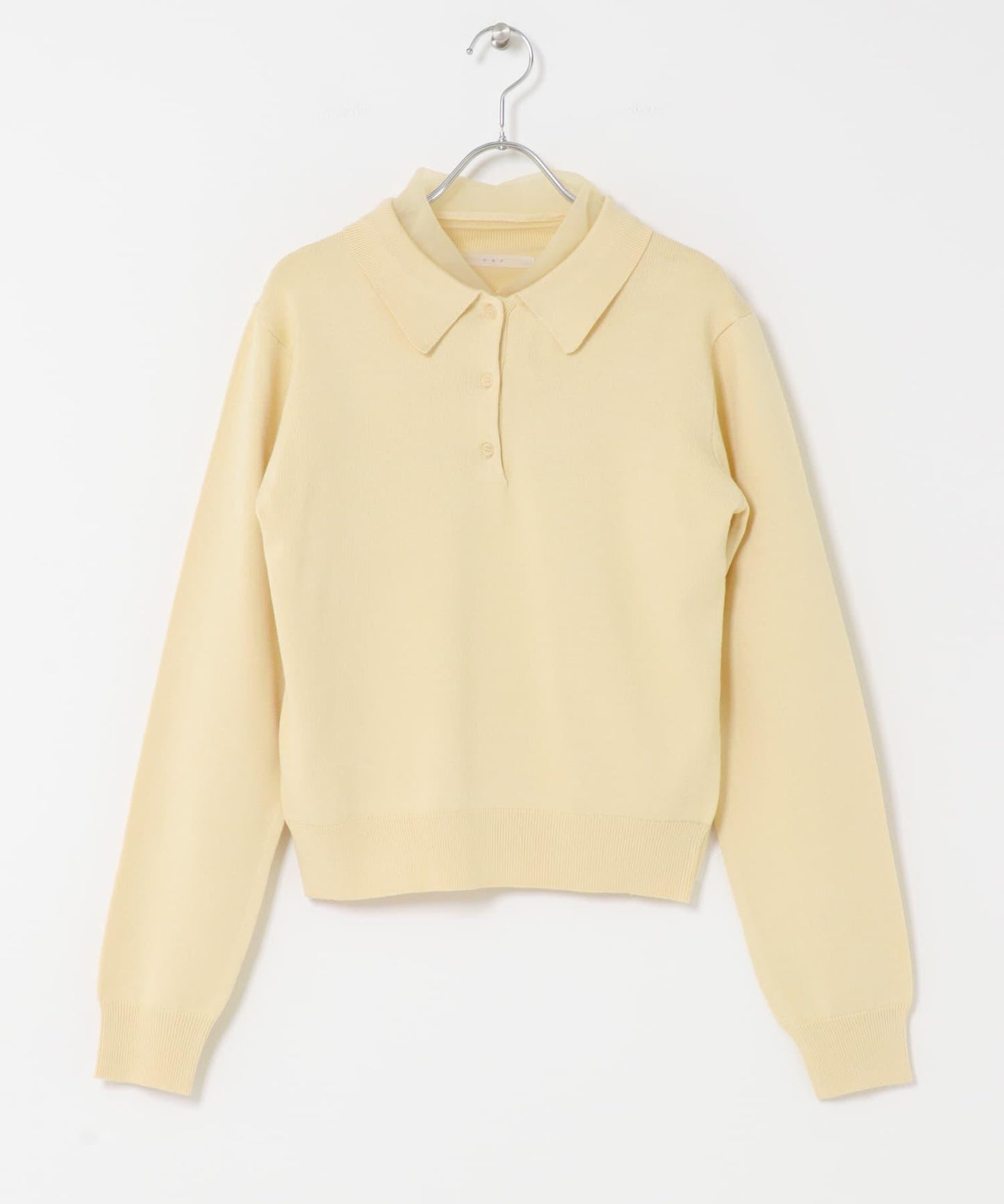 網紗拼接針織襯衫