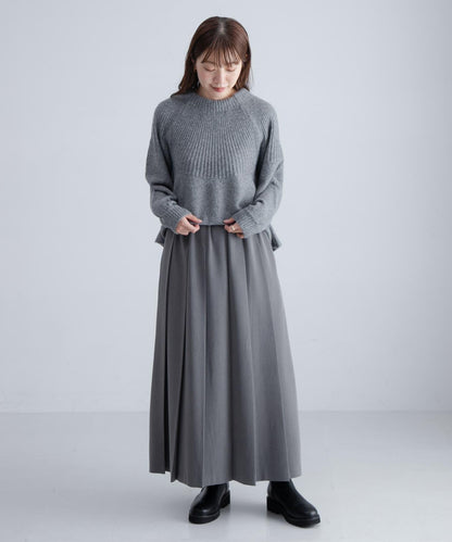 後背蝴蝶結柔軟針織衫