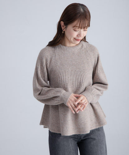 後背蝴蝶結柔軟針織衫