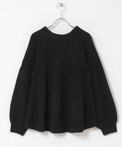 後背蝴蝶結柔軟針織衫