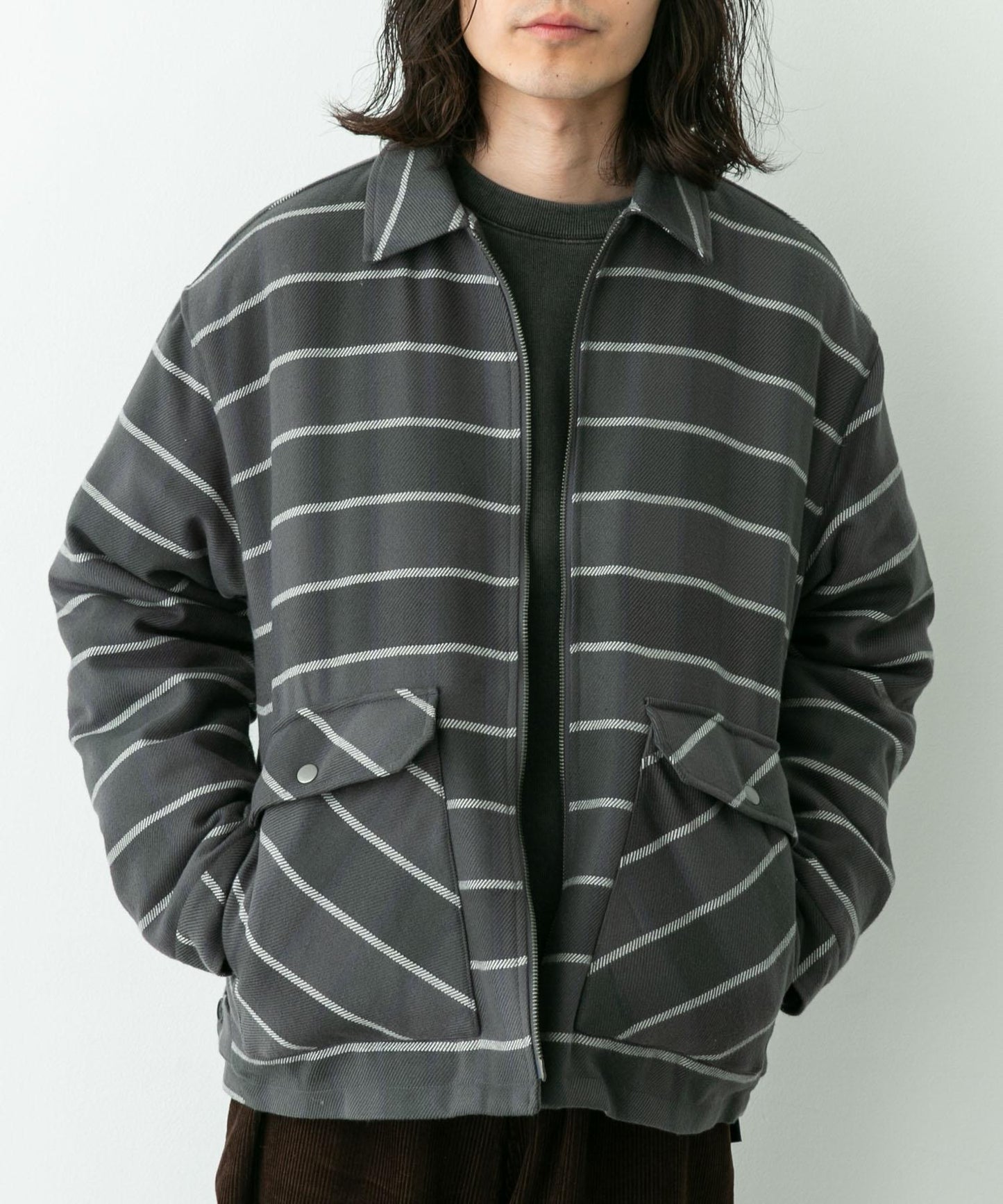 加厚短款拉鍊夾克