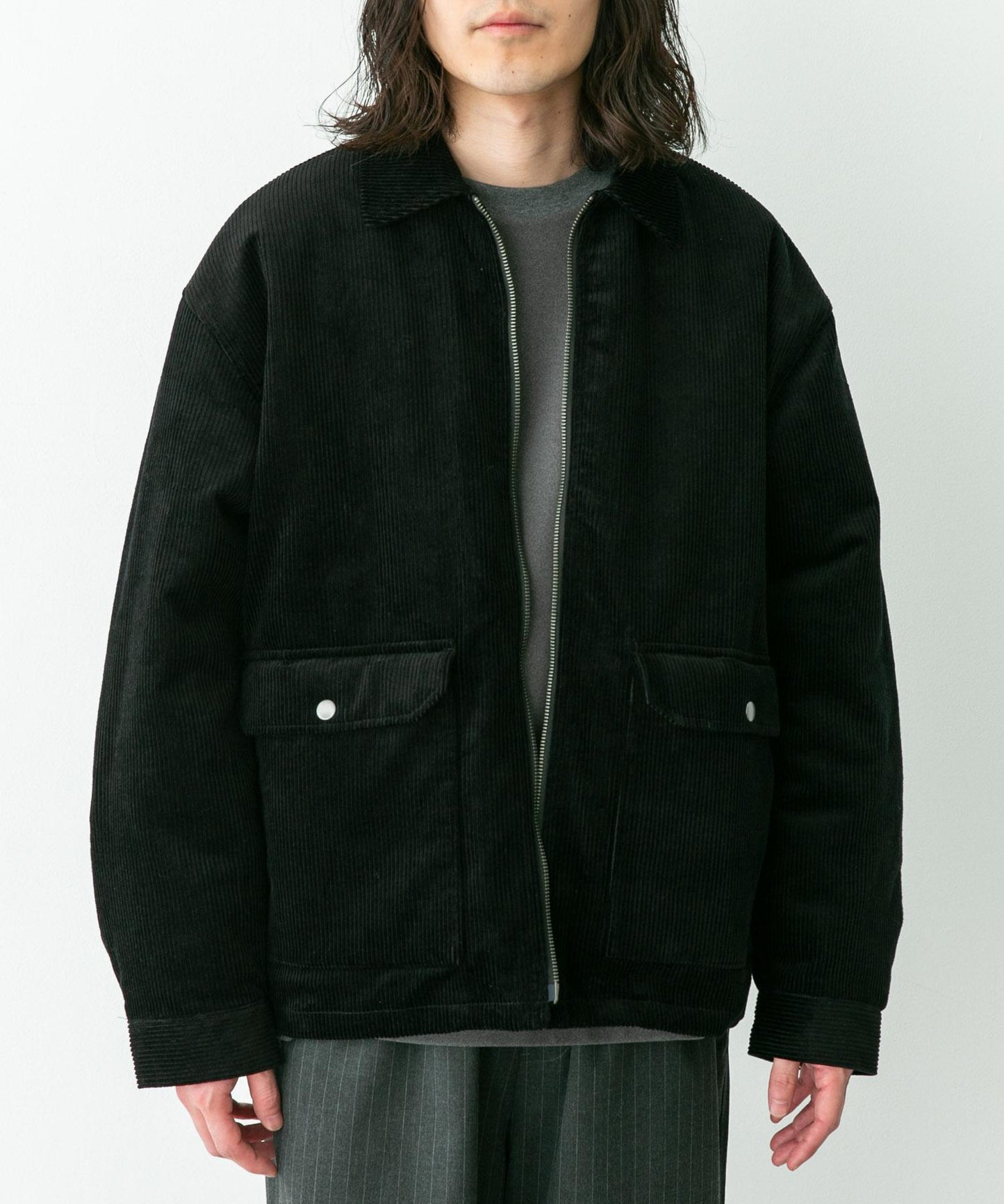 加厚短款拉鍊夾克