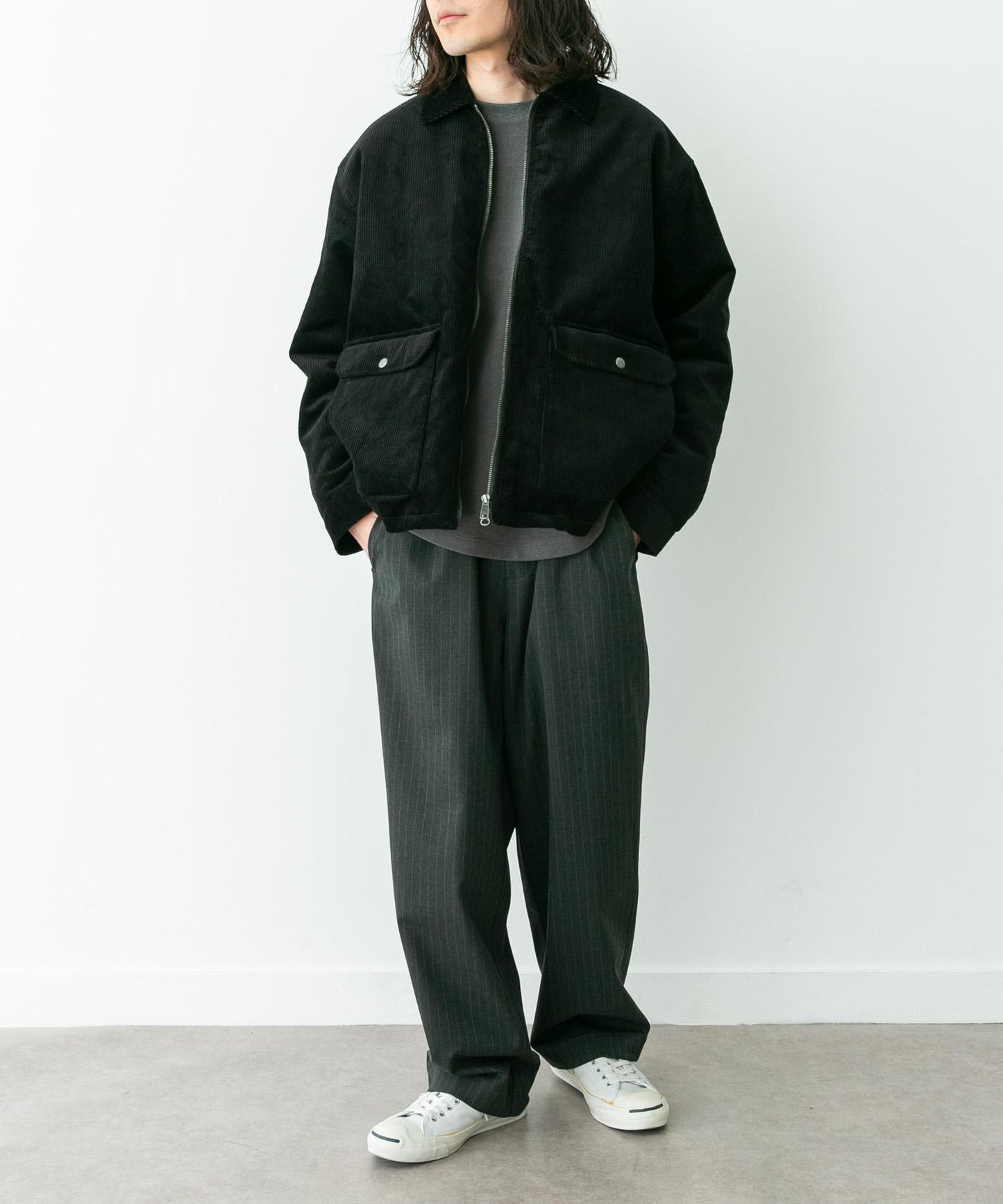 加厚短款拉鍊夾克