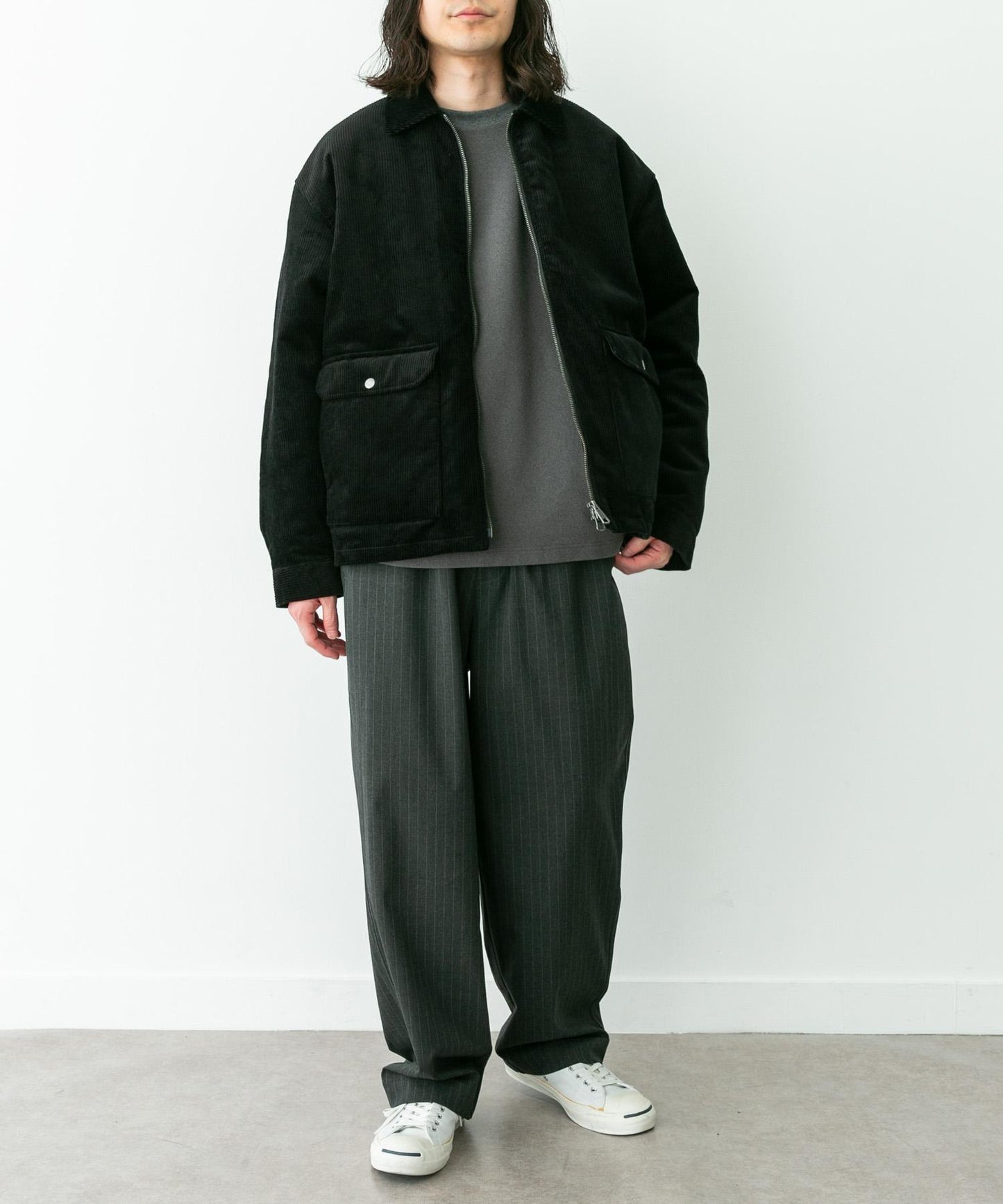 加厚短款拉鍊夾克