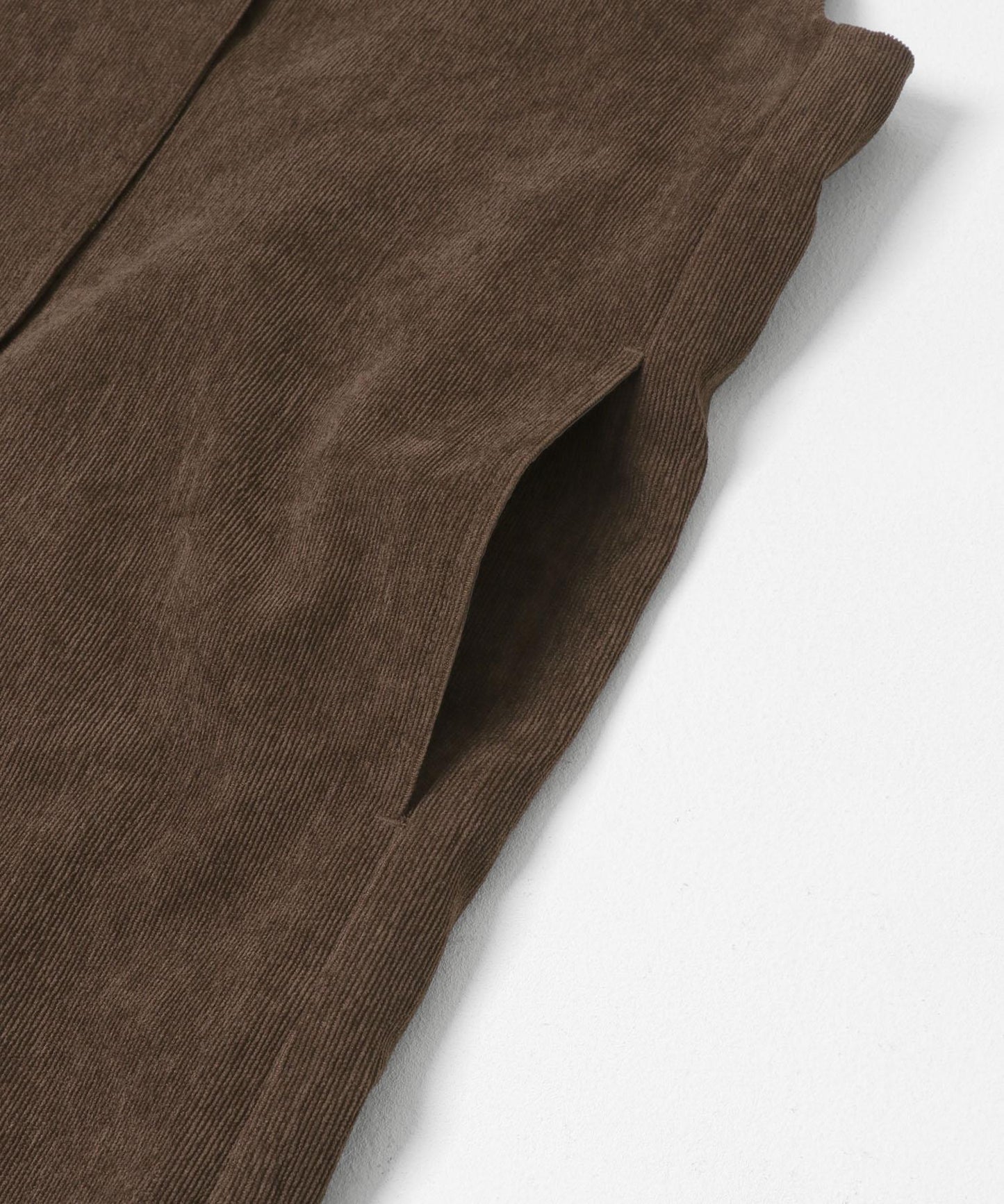 燈芯絨吊帶連衣裙