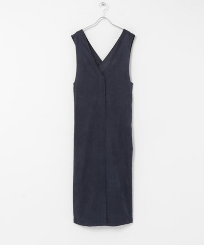 燈芯絨吊帶連衣裙