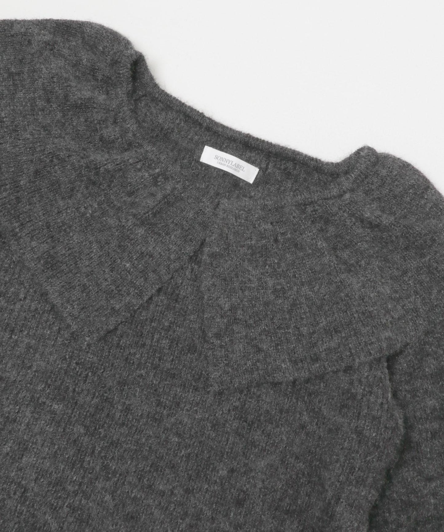 荷葉邊領針織衫