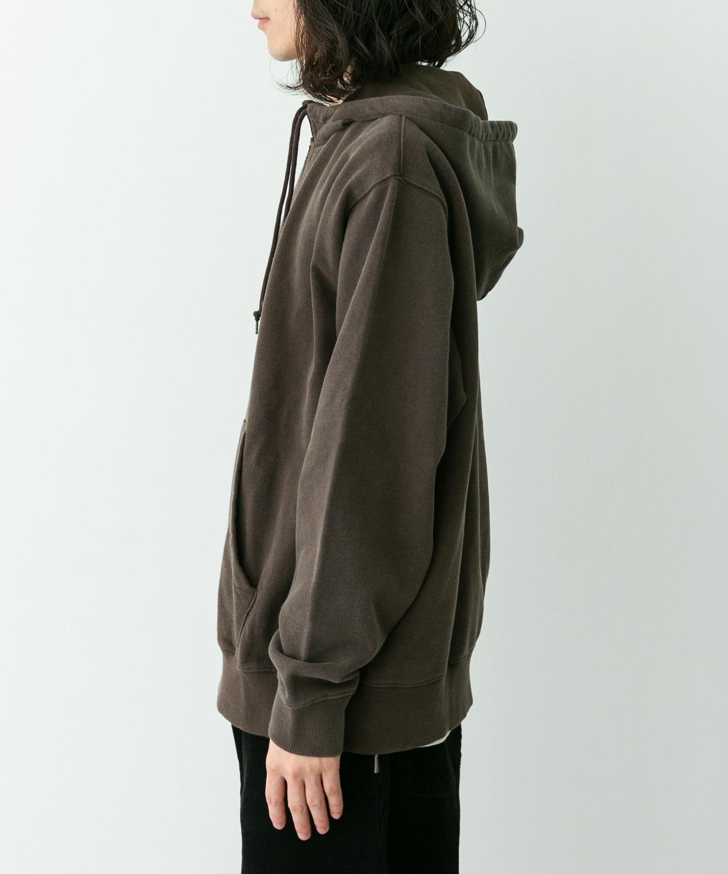 復古風格拼接連帽衛衣