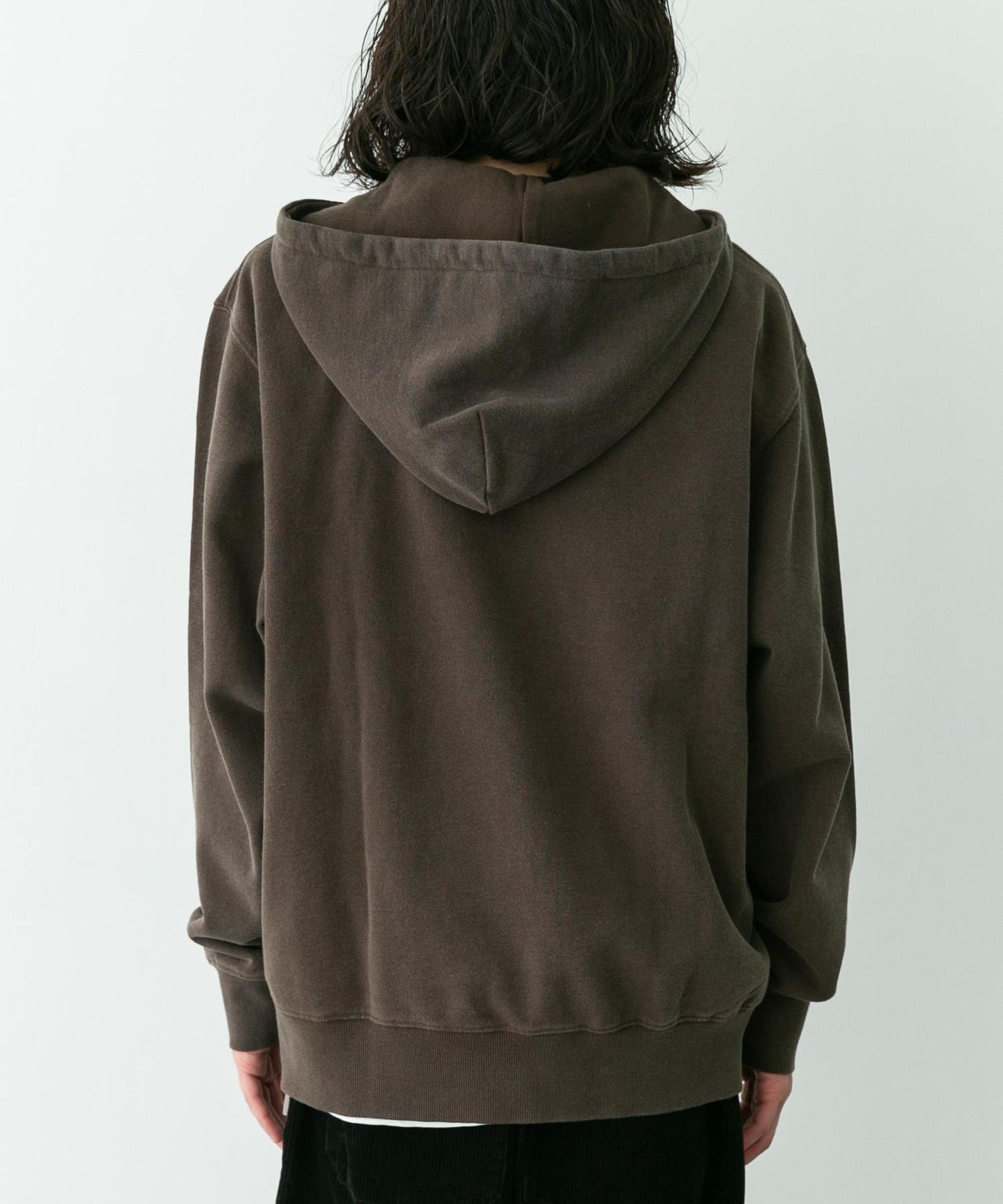 復古風格拼接連帽衛衣