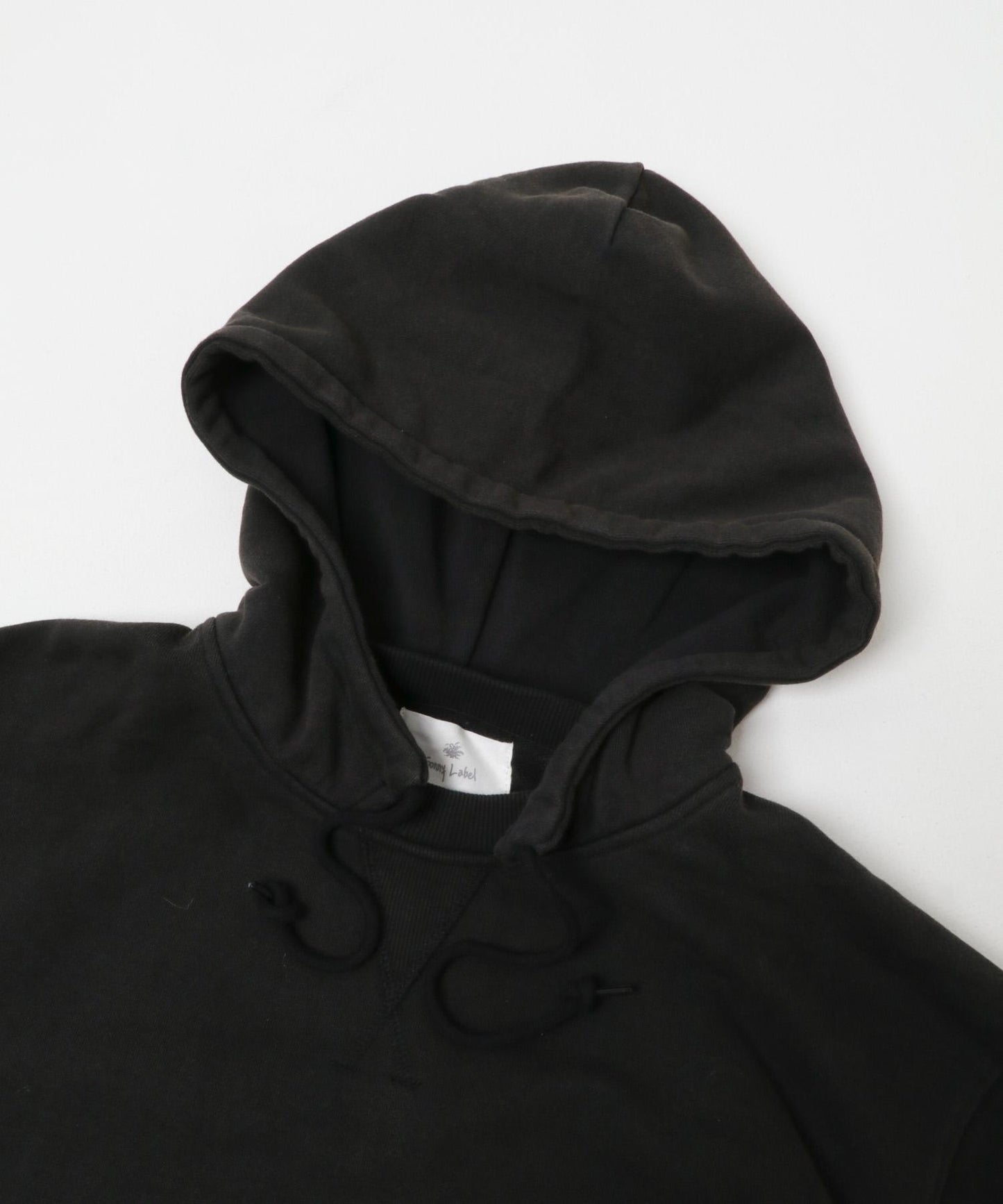 復古風格拼接連帽衛衣