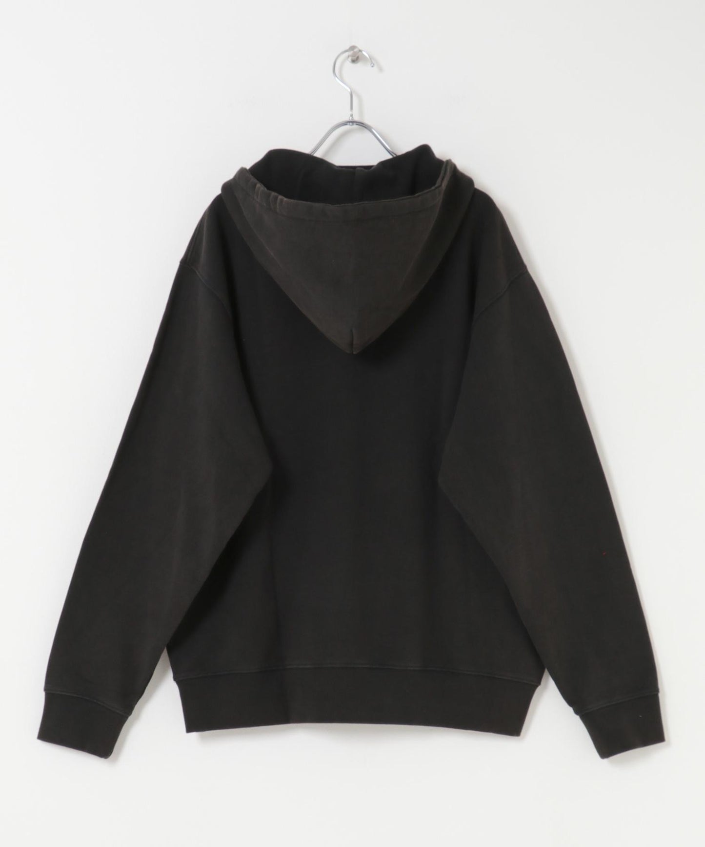 復古風格拼接連帽衛衣