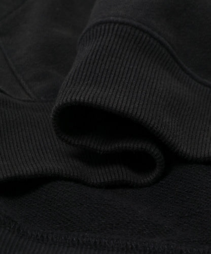 復古風格拼接連帽衛衣