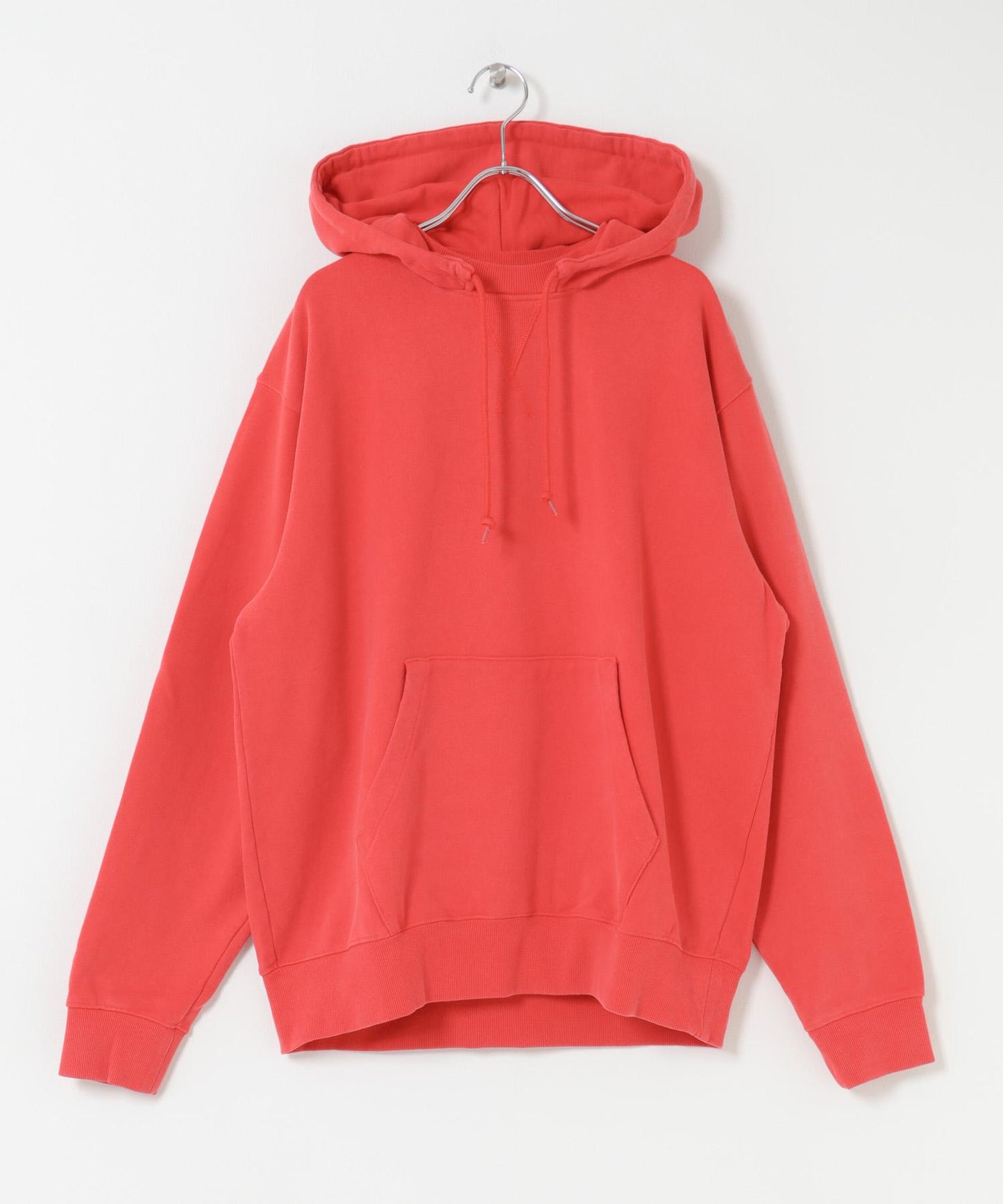 復古風格拼接連帽衛衣