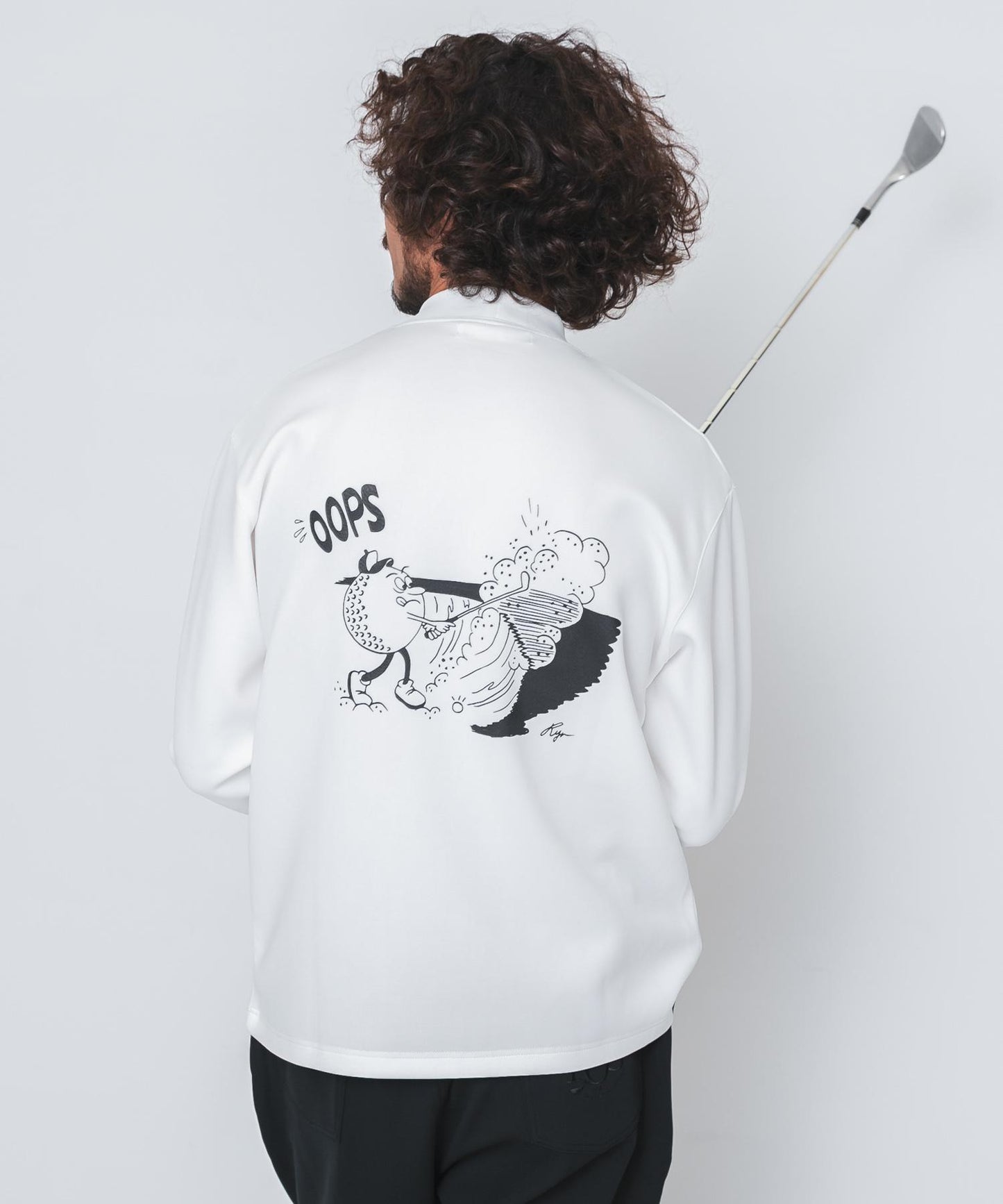 OOPS×RYUAMBE 高領長袖T恤