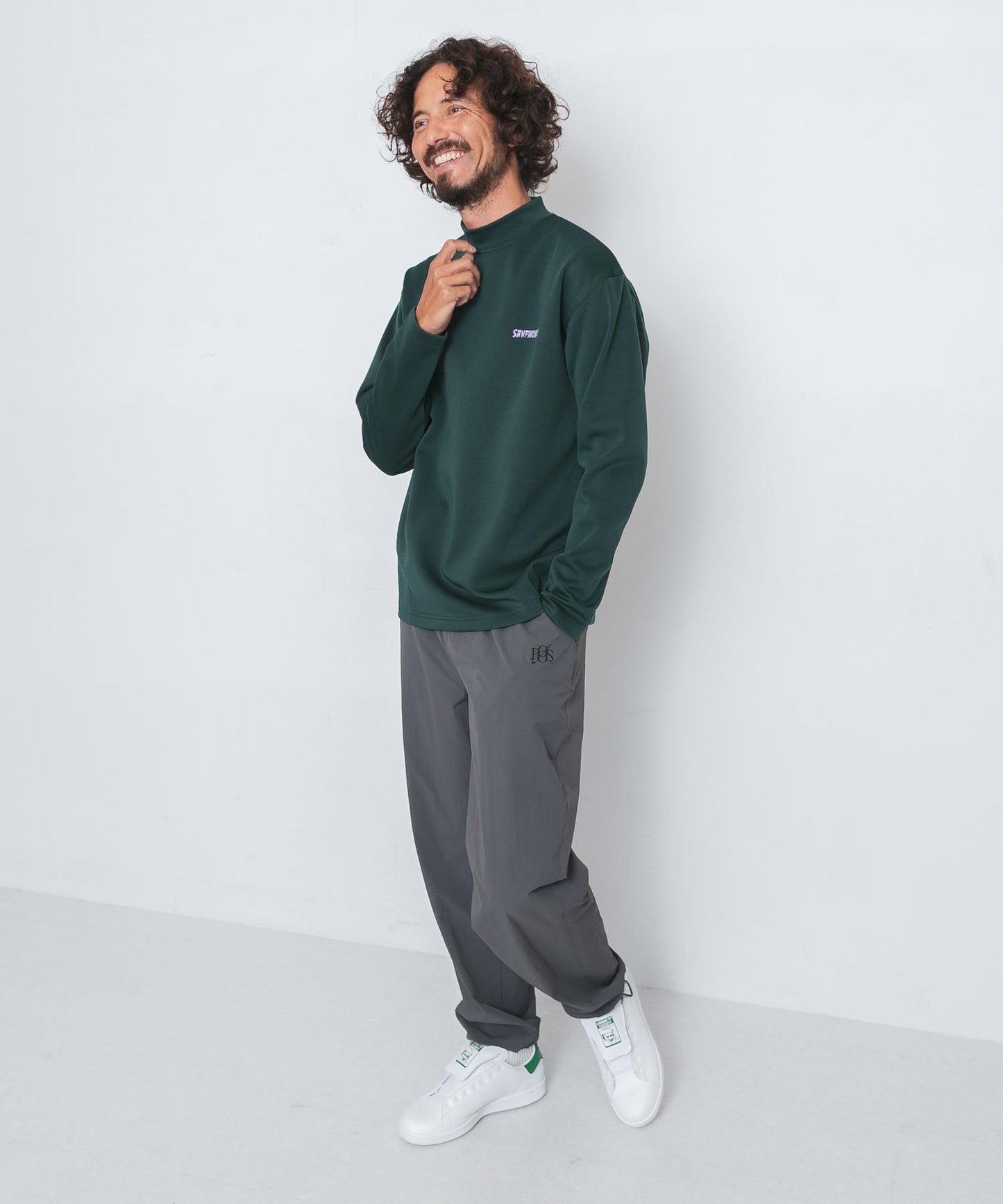 OOPS×RYUAMBE 高領長袖T恤