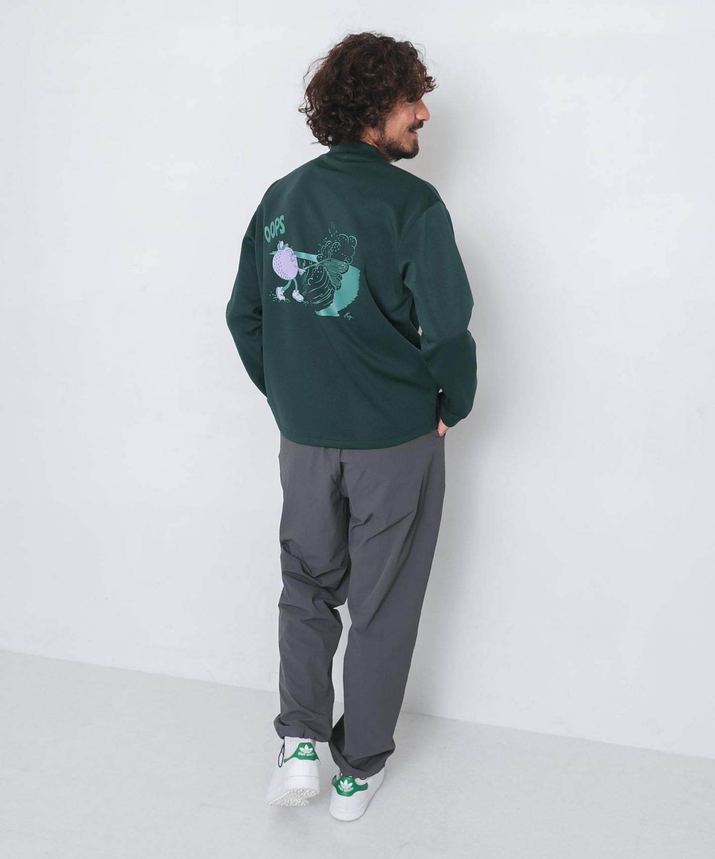 OOPS×RYUAMBE 高領長袖T恤