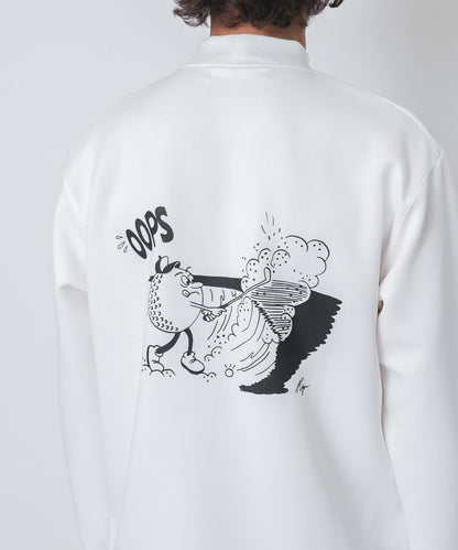 OOPS×RYUAMBE 高領長袖T恤