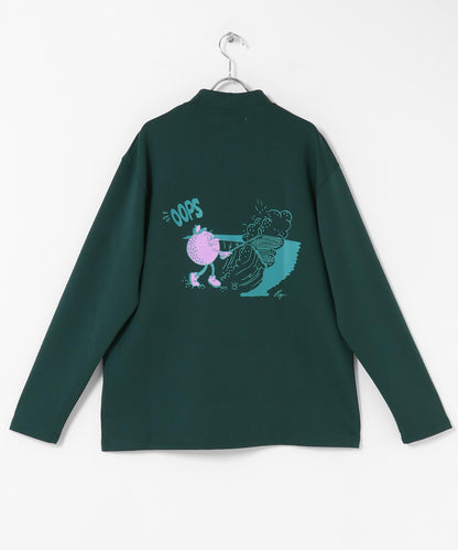 OOPS×RYUAMBE 高領長袖T恤