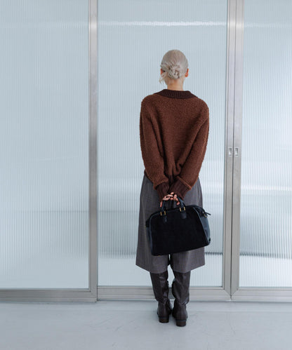 前扣泰迪熊針織衫