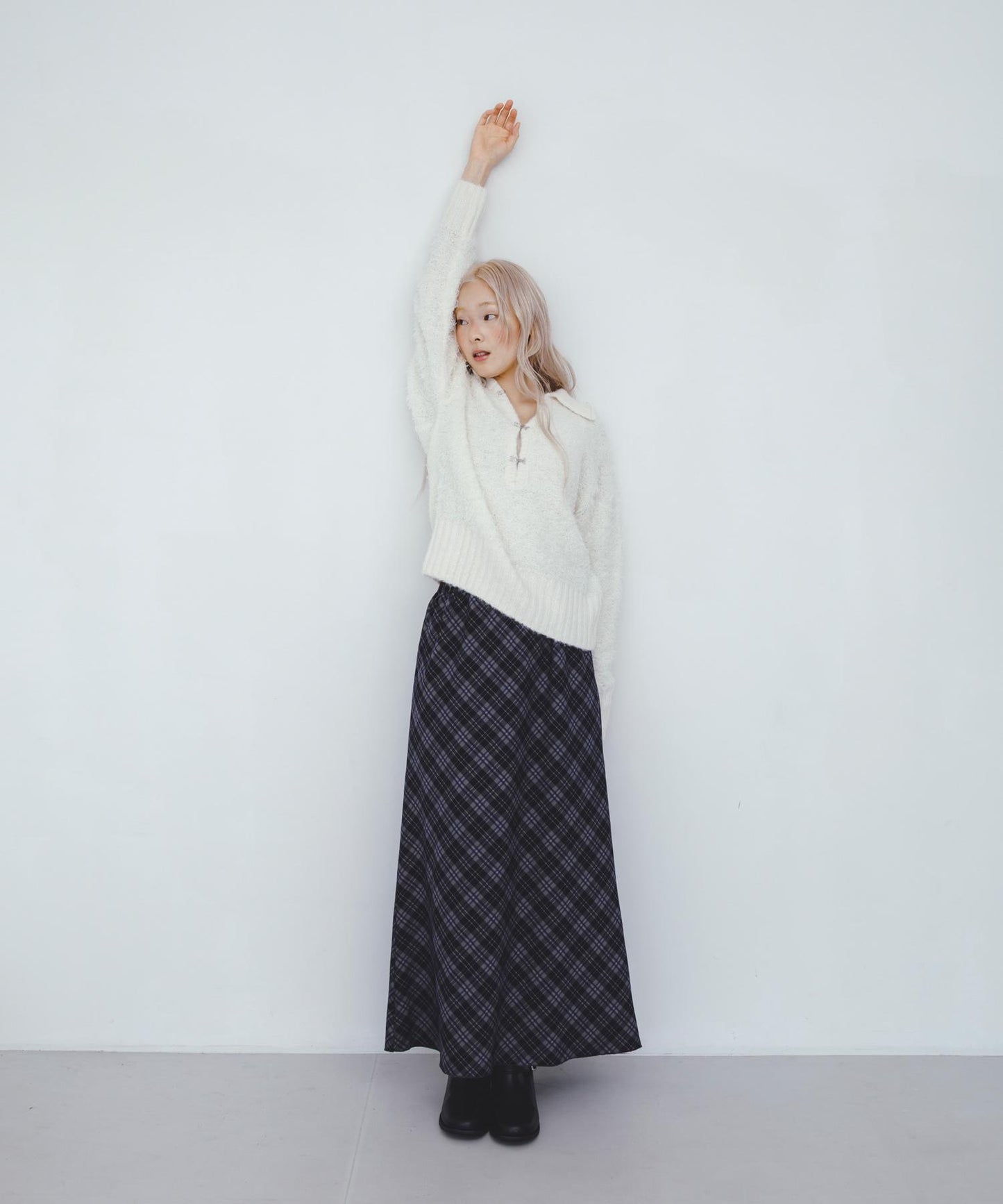 前扣泰迪熊針織衫