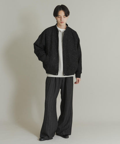 羊毛觸感雜色夾克