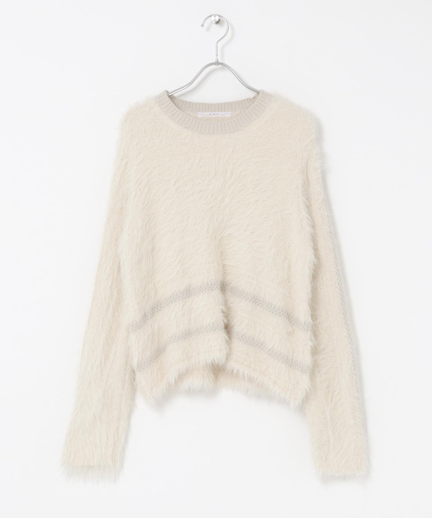 線條設計長毛針織衫