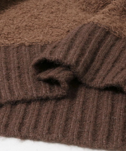 前扣泰迪熊針織衫