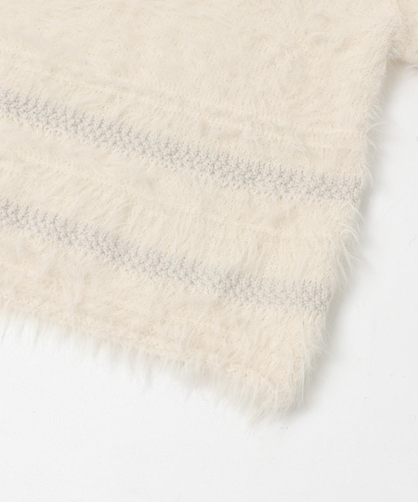 線條設計長毛針織衫