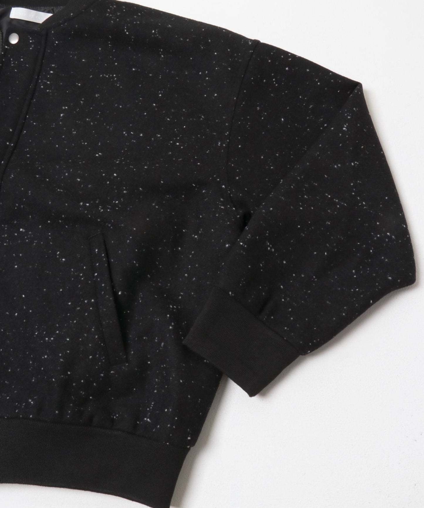 羊毛觸感雜色夾克