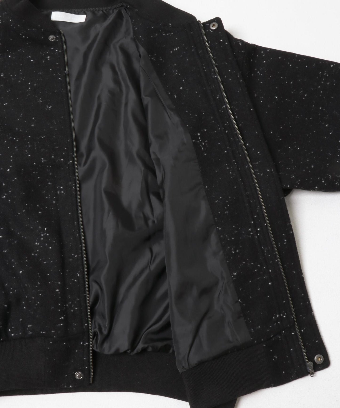 羊毛觸感雜色夾克