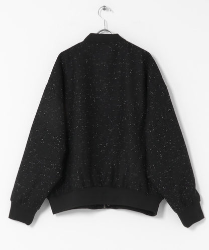 羊毛觸感雜色夾克