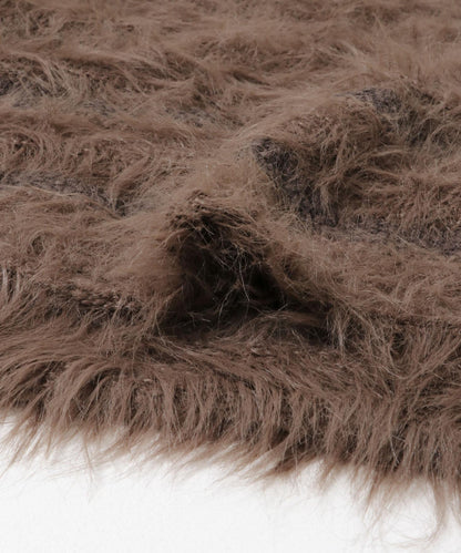 線條設計長毛針織衫