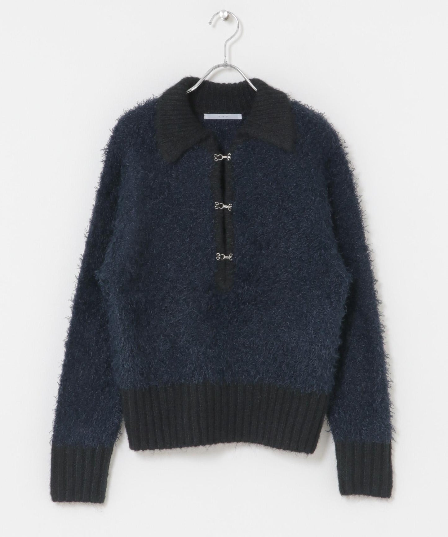 前扣泰迪熊針織衫