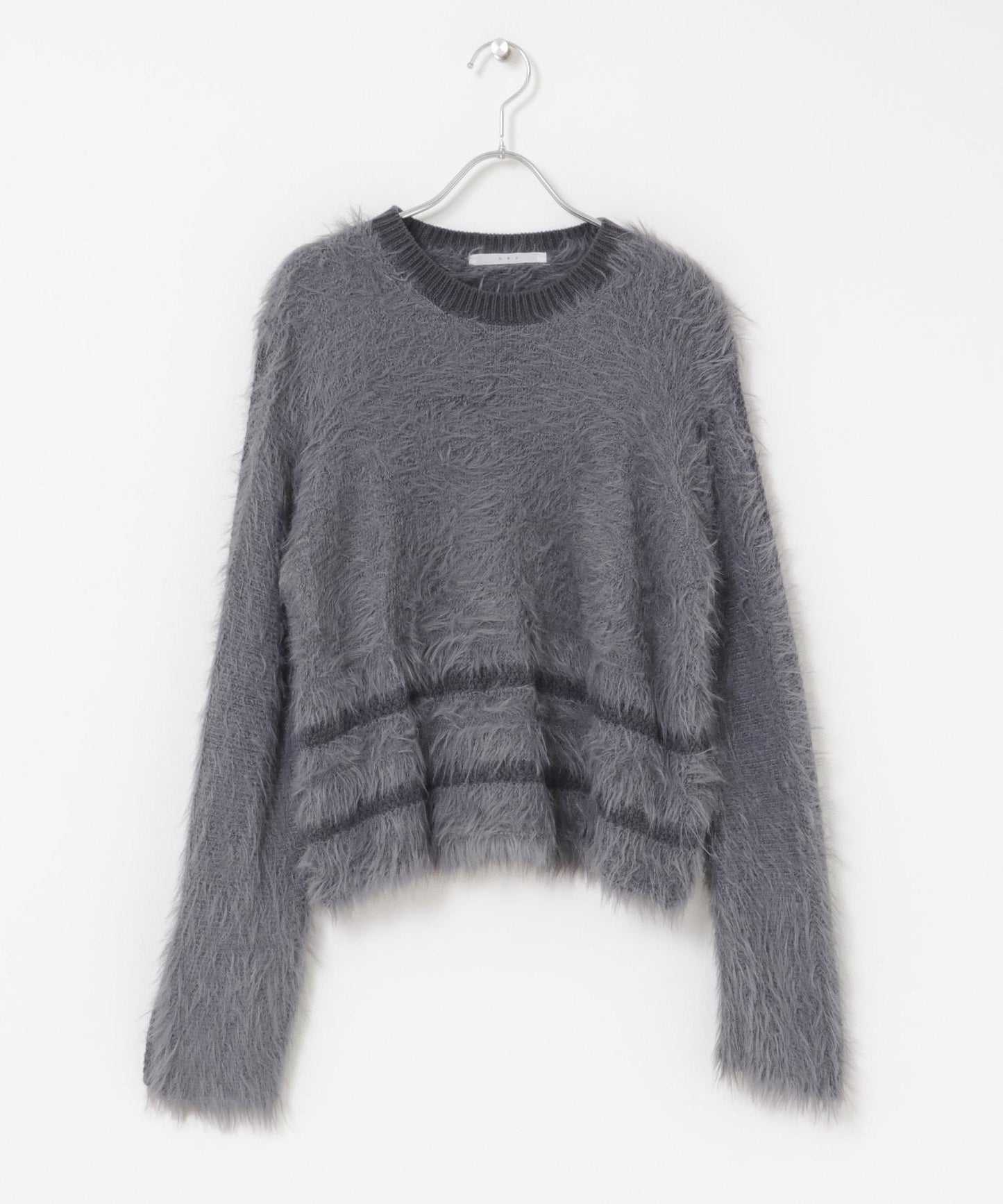 線條設計長毛針織衫