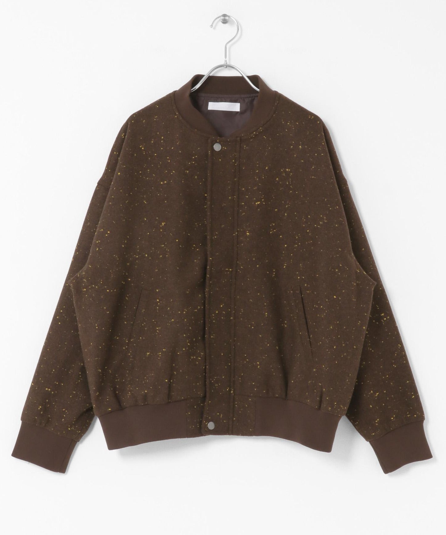 羊毛觸感雜色夾克