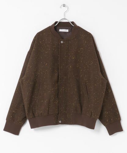 羊毛觸感雜色夾克