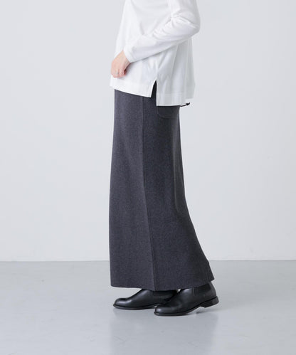 棉羊絨針織半身裙