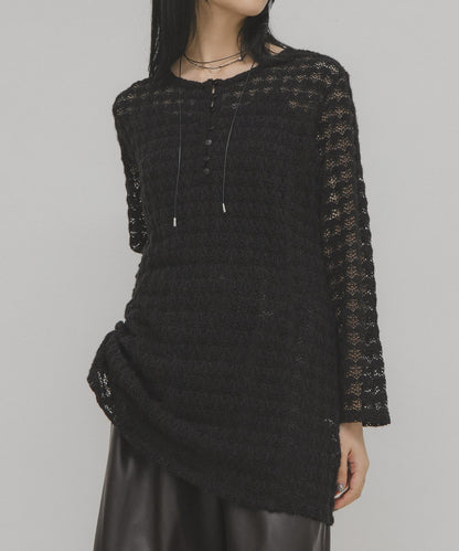毛邊蕾絲上衣