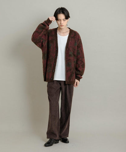 樹形迷彩針織開衫