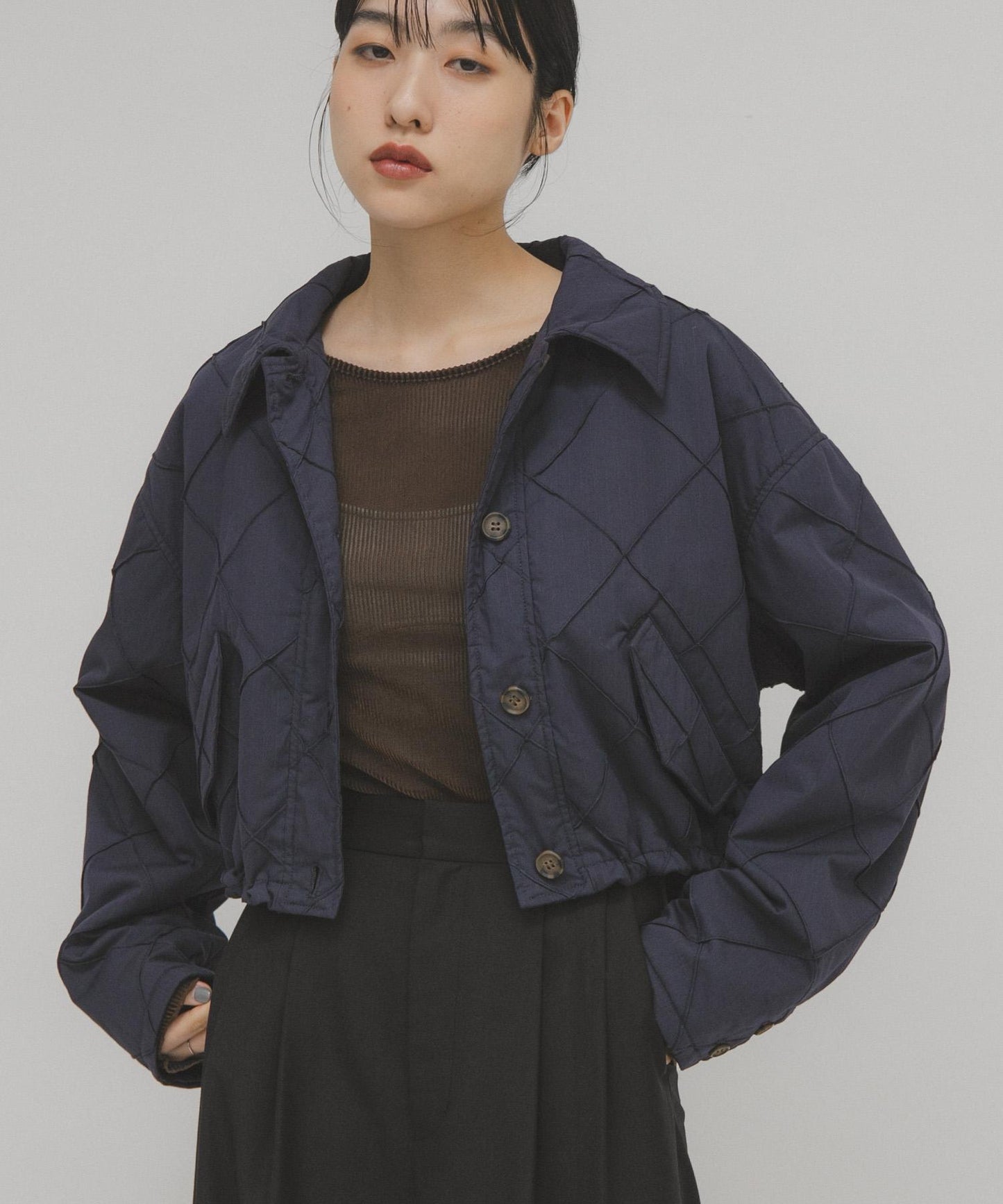 絎縫襯衫夾克