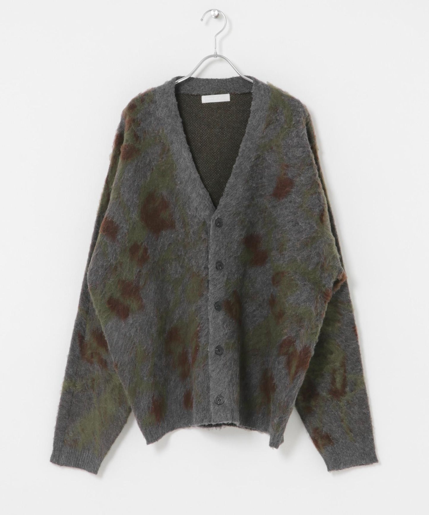 樹形迷彩針織開衫