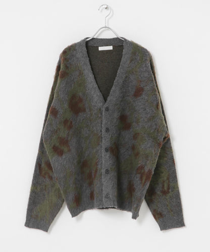 樹形迷彩針織開衫