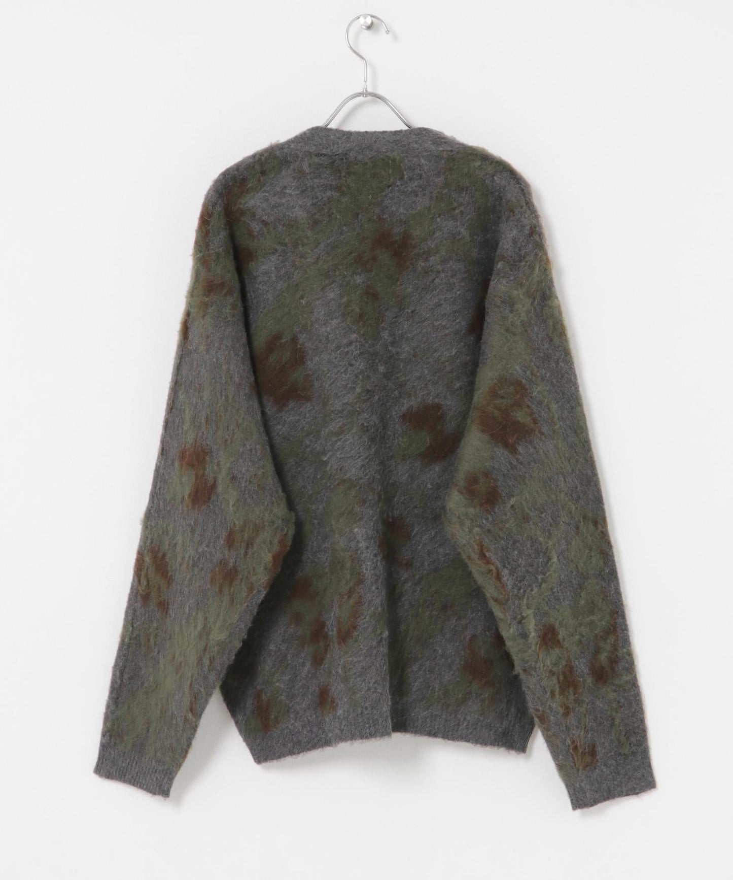 樹形迷彩針織開衫