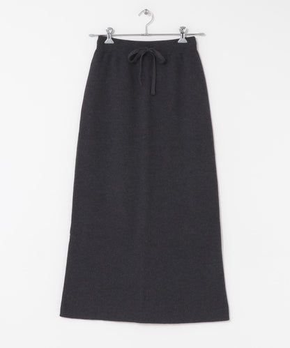 棉羊絨針織半身裙