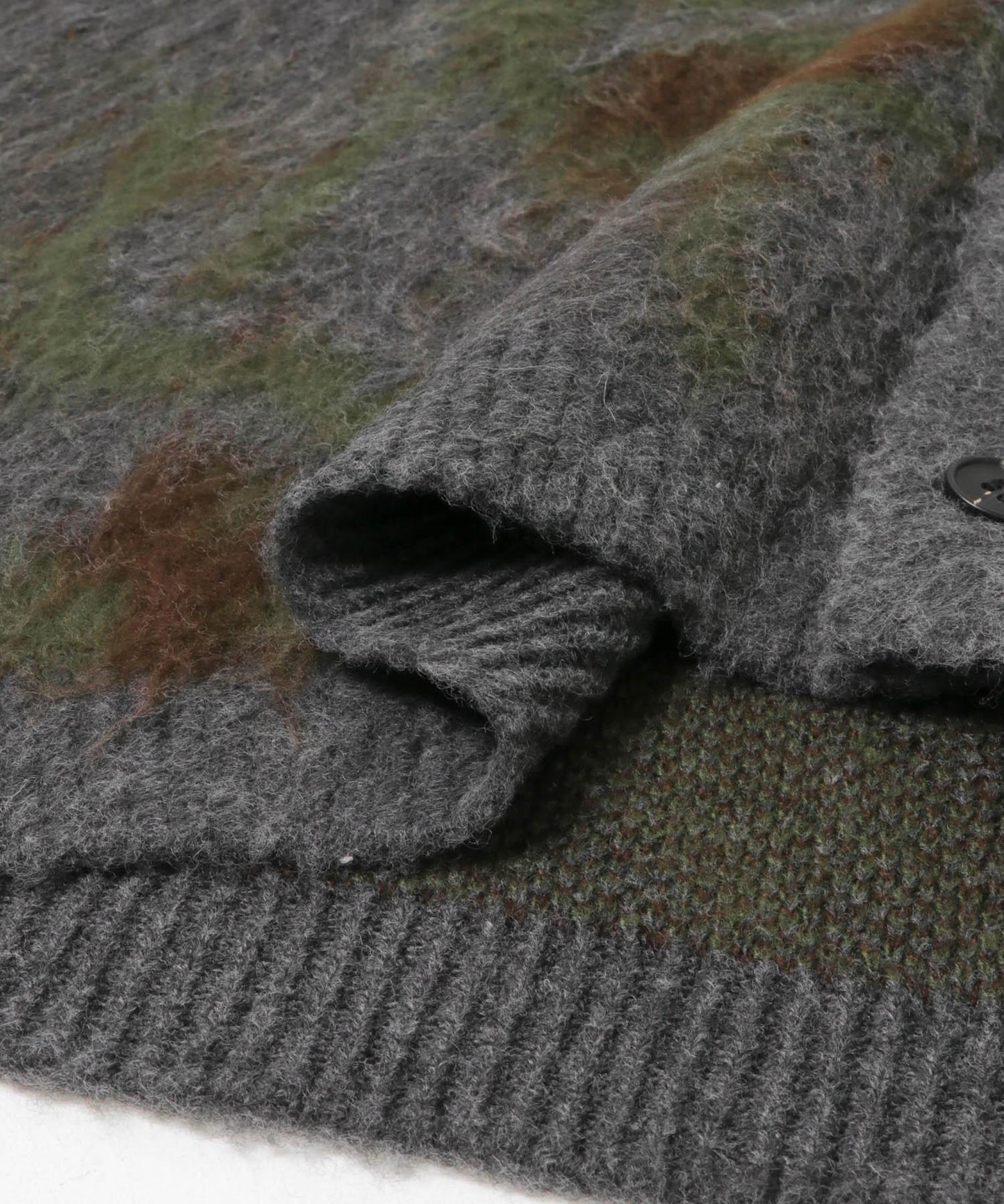 樹形迷彩針織開衫